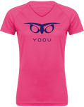 T-shirt YOOV® "Trail" fuchsia