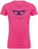 T-shirt YOOV® "Trail" fuchsia