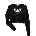 Sweat-Shirt Crop-Top YOOV® noir