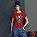 T-shirt YOOV® "Grafik" bourgogne