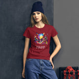 T-shirt YOOV® "Grafik" bourgogne