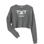 Sweat-Shirt Crop-Top YOOV® gris
