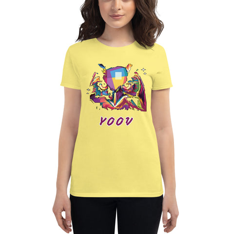 T-shirt YOOV® "Grafik" jaune